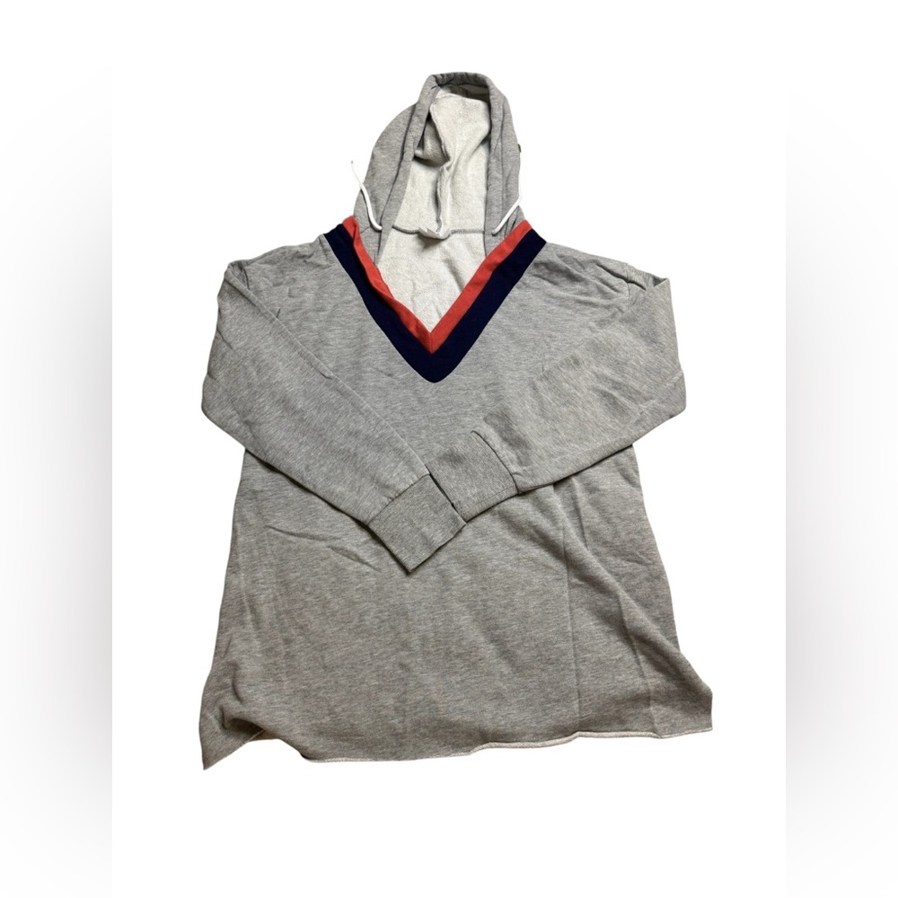 🩶✨MOTHERHOOD MATERNITY Gray‎ V-Neck Hoodie Sweater XL✨🩶
